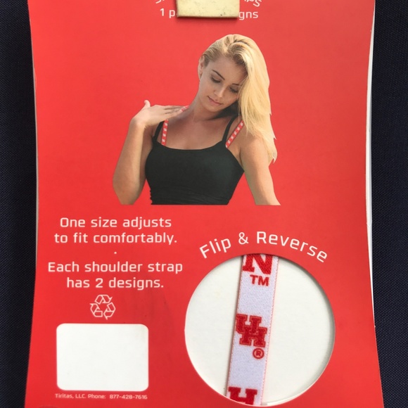 University of Houston Reversible Bra Straps - Picture 2 of 2